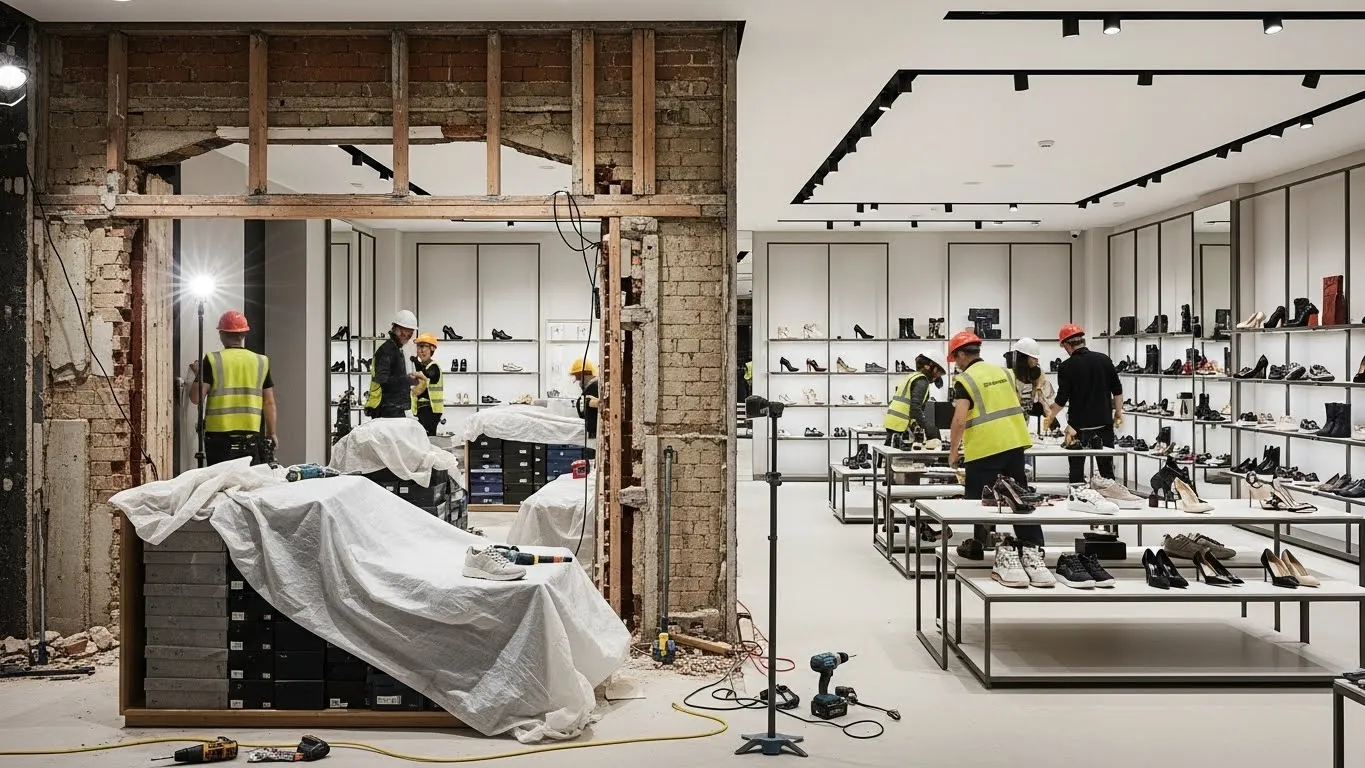 Fundação radier na etapa de fundação da obra